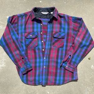 Vintage 80s field and stream flannel button down